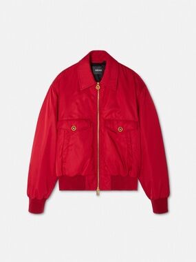 $3375 AUTHENTIC new VERSACE Men's Red Medusa Biggie Blouson Jacket size L 50